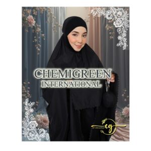 Telekung Travel Black