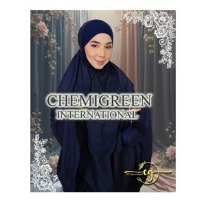 Telekung Travel navy blue
