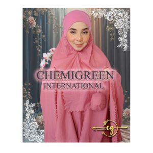 Telekung Travel pink